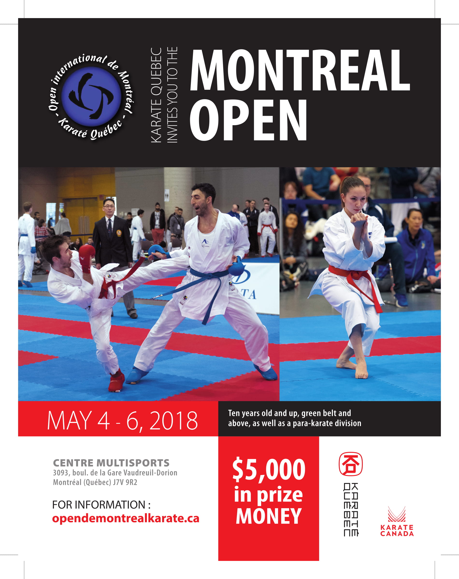 Montreal Open Karate Championships 2018 Karate BC