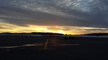 A beautiful sunset to finish of a great weekend in Prince George!