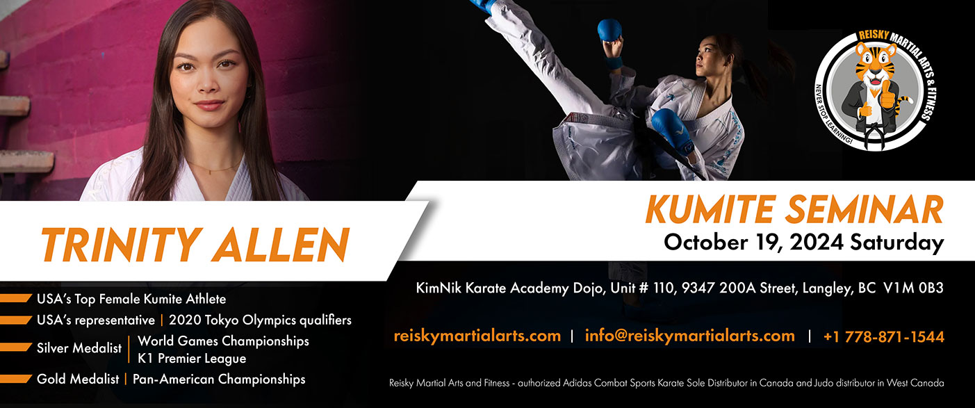 Trinity Allen Kumite Seminar October 19, 2024